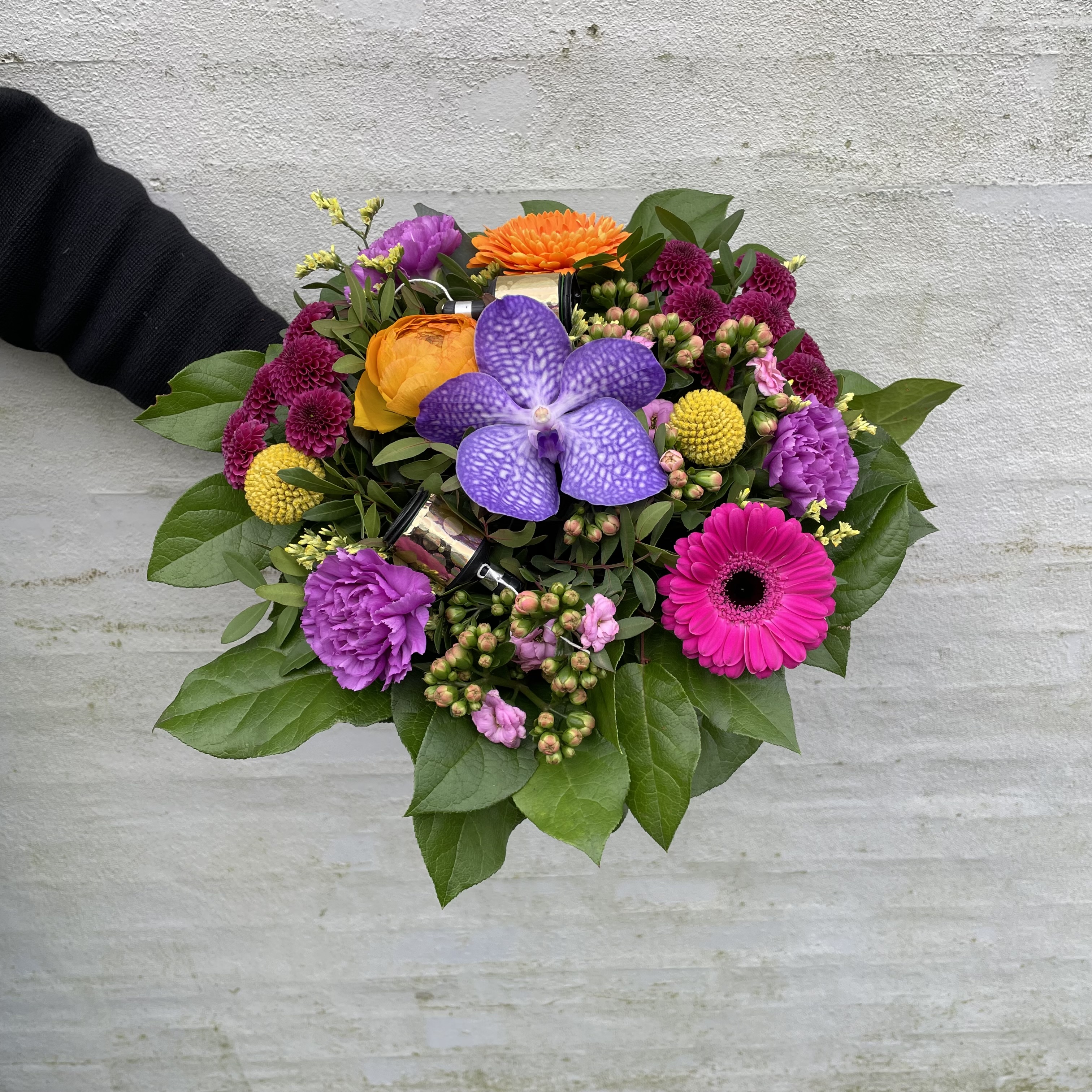 Lav/tæt nytårsbuket