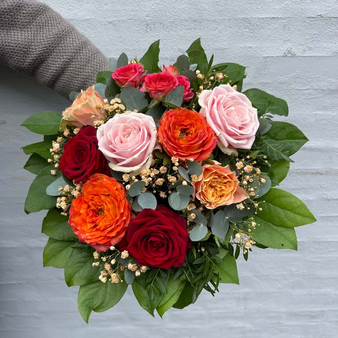 Romantisk rosenbuket